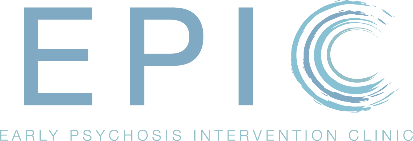 EPIC Early Psychosis Intervention Clinic Full Color Logo with Tagline